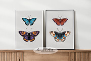 Butterflies Clipart Set, an Animal Illustration by Leonaa art (Thumbnail 10 of 12)