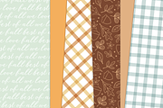Seamless Fall Digital Bundle, a Pattern Graphic by Paper Starr Studio (Thumbnail 3 of 6)