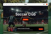 Soccer Club WordPress Theme, a WordPress Template by Nicdark Themes (Thumbnail 1 of 4)