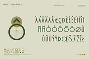 Monterio - Modern Art Deco Typeface, a Sans Serif Font by CCS Type (Thumbnail 23 of 29)