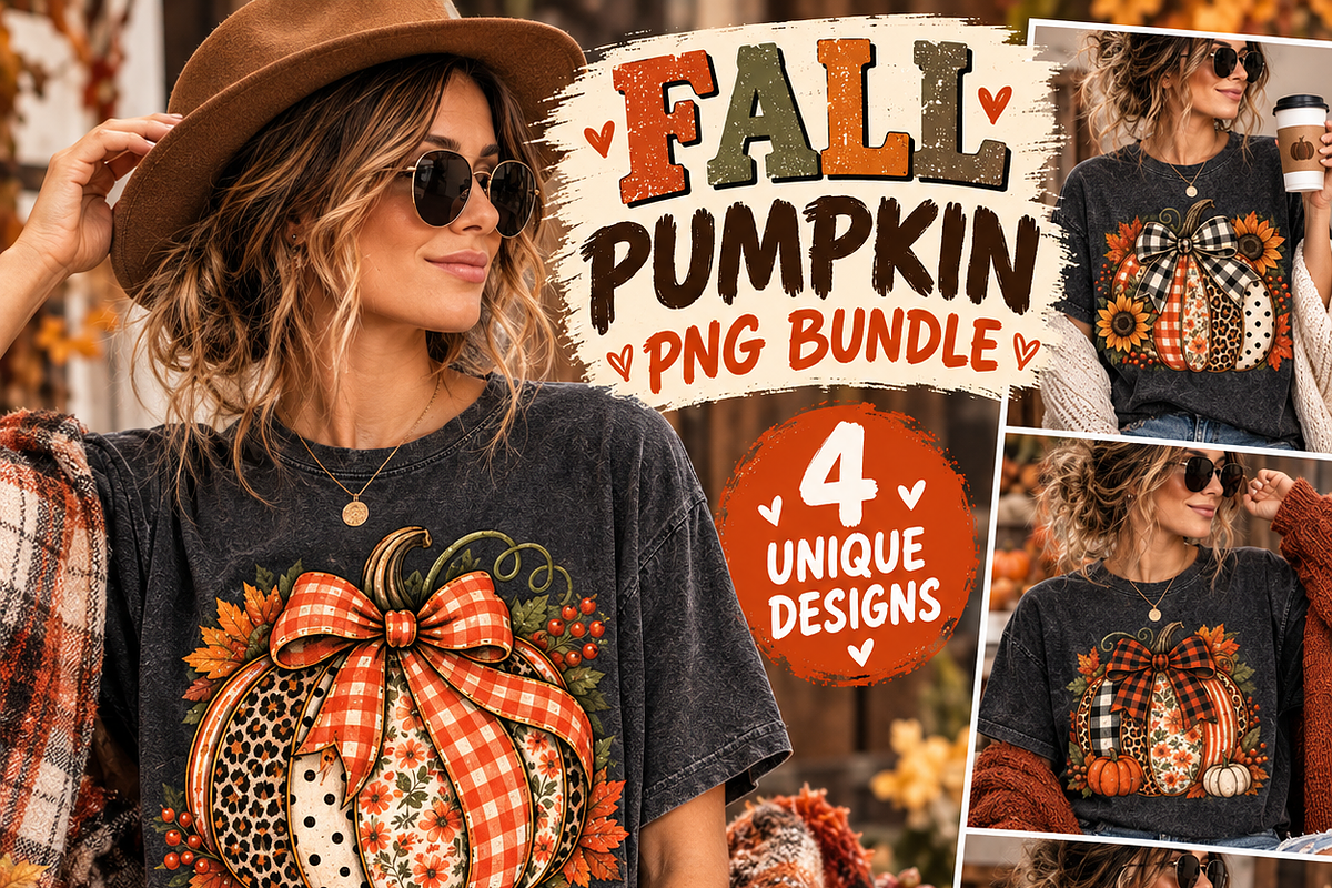 PUMPKIN SEASON FALL BUNDLE 38 PNG, an Object Graphic by ElDesignState (Photo 11 of 20)