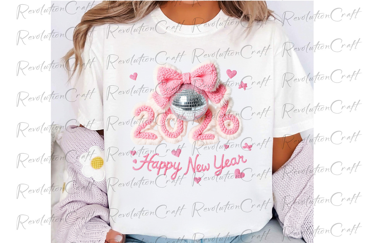 Yarn Crochet Happy New Year 2026, an Illustration by OK Design (Photo 3 of 4)