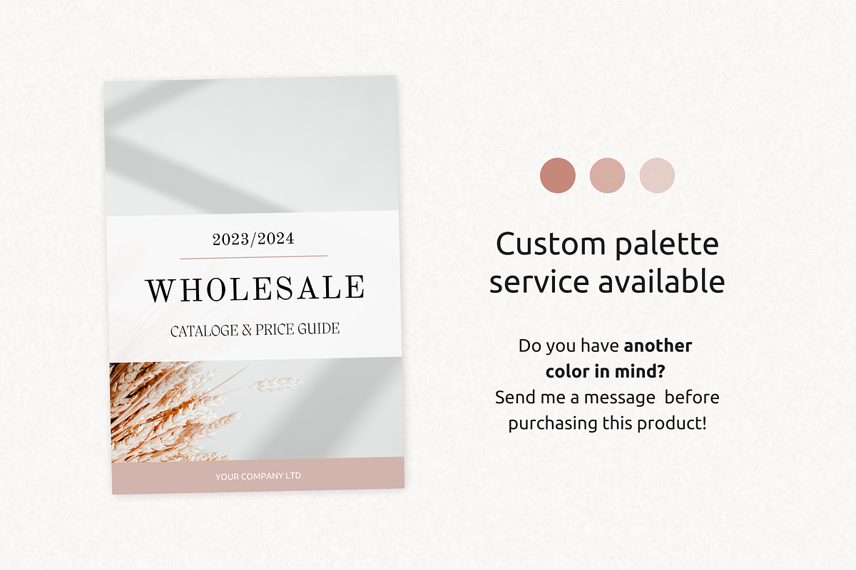 Wholesale Line Sheet Template, a Marketing Template by PittaFinePrint (Photo 5 of 9)