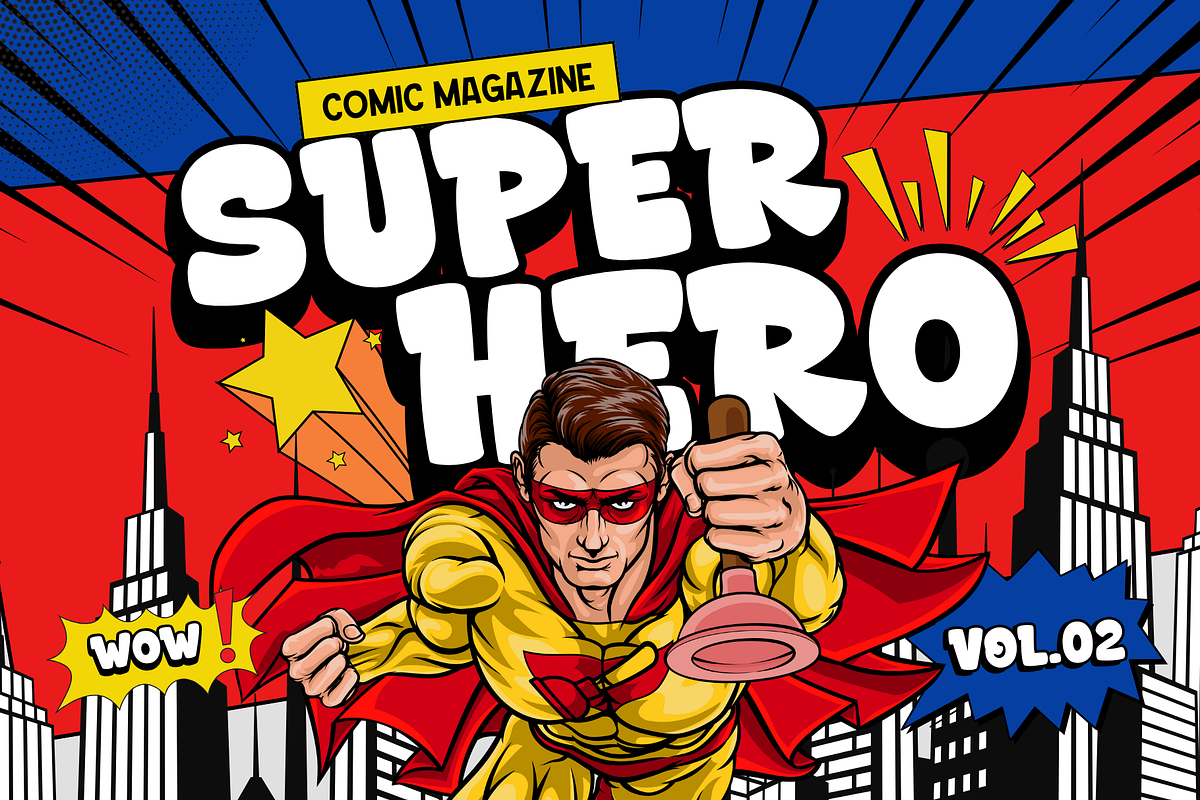 Master Komika - Comic Display Font, a Handwritten Font by Sronstudio (Photo 2 of 16)