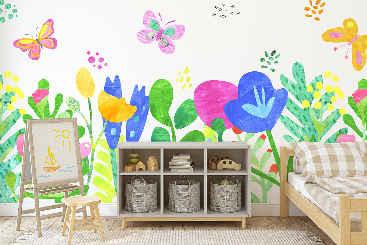 Floral Season Collage Illustrations, an Illustration by LarysaZabrotskaya (Photo 11 of 12)