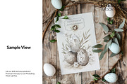 Easter Greetings Cards PNG & PSD, a Household Mockup by mock-ups (Thumbnail 9 of 10)