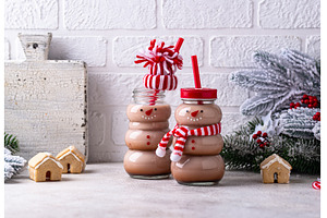 Hot chocolate or cocoa in shape of, a Food & Drink Photo by Yulia Furman