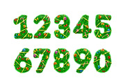 Christmas Fir Tree Vector Alphabet, an Object Graphic by Chuhastock (Thumbnail 5 of 12)