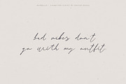 Marbella - Stylish signature script, a Script Font by Davide Bassu (Thumbnail 9 of 11)