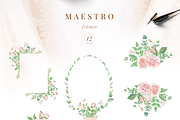 Musical instrument flower clipart, an Illustration by MariGraphic boutique (Thumbnail 5 of 11)