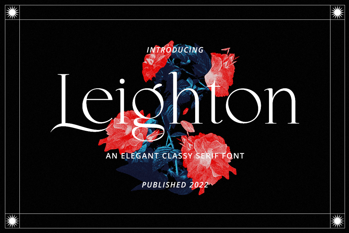 Leighton - Classy Serif Font, a Serif Font by RockboyStd (Photo 1 of 12)