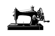 Vintage Sewing Machine Bundle, an Illustration by yasushie (Thumbnail 3 of 31)