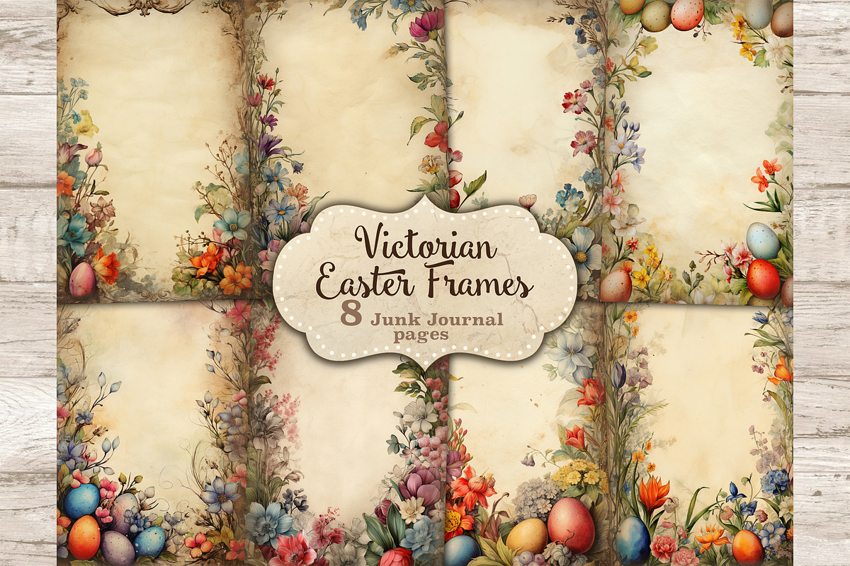 Victorian Easter Ephemera, a Seasonal Illustration by GlamArtZhanna (Photo 1 of 10)