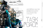 Task Force, a Sans Serif Font by Hydro74 (Thumbnail 2 of 4)