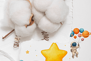 Astronaut Clipart Set, a Decorative Illustration by Pati Charm Studio (Thumbnail 8 of 8)
