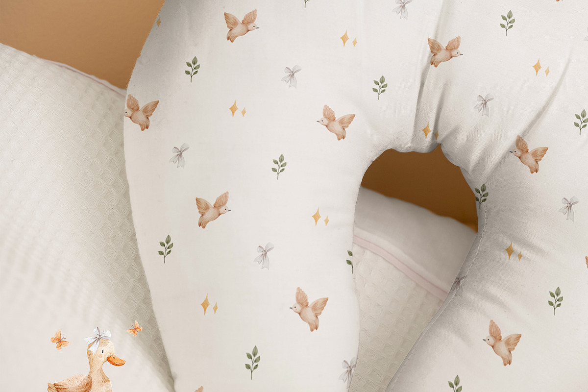 Boho nursery watercolor clipart, an Animal Illustration by Pattern + watercolor (Photo 9 of 10)