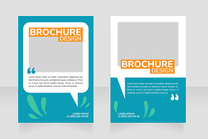 Nature Protection Blank Brochure