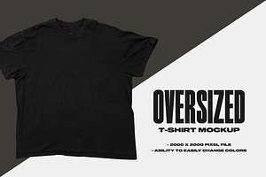 Oversized T-Shirt Mockup