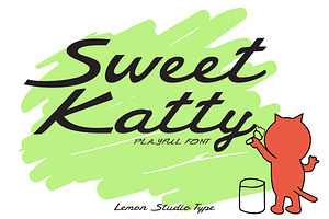 Sweet Katty - Cute Script