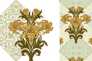 Vintage Lily and Lace, a Pattern Graphic by NayaChu (Thumbnail 5 of 9)