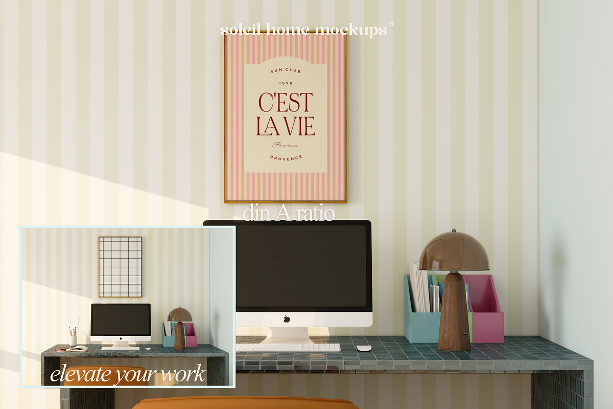 LALITA | Colorful Frame Mockup Set, a Household Mockup by SoleilHomeMockups (Photo 4 of 10)