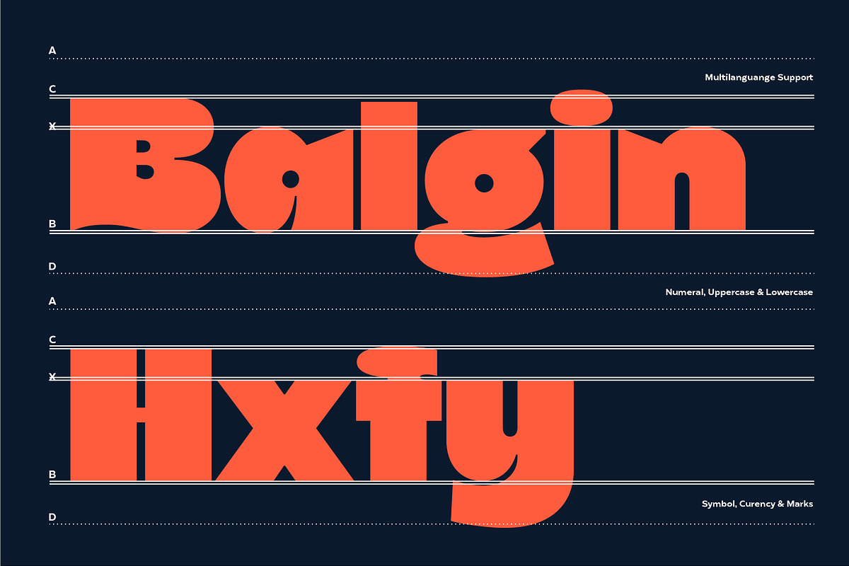Balgin Font Family, a Sans Serif Font by Sundance Tipografia (Photo 5 of 22)