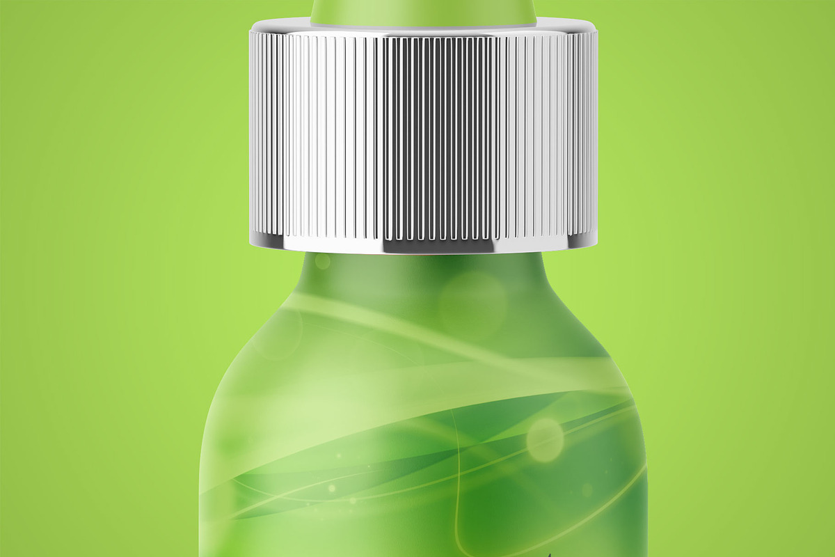 Matte Dropper Bottle With Metal Cap, a Product Mockup by Green Art (Photo 3 of 5)