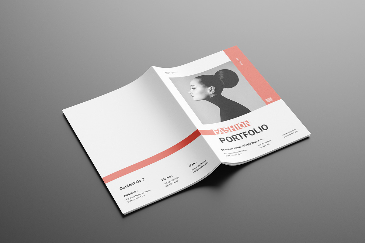 Design Portfolio Layout Template, a Magazine Template by Seeing-art (Photo 9 of 11)