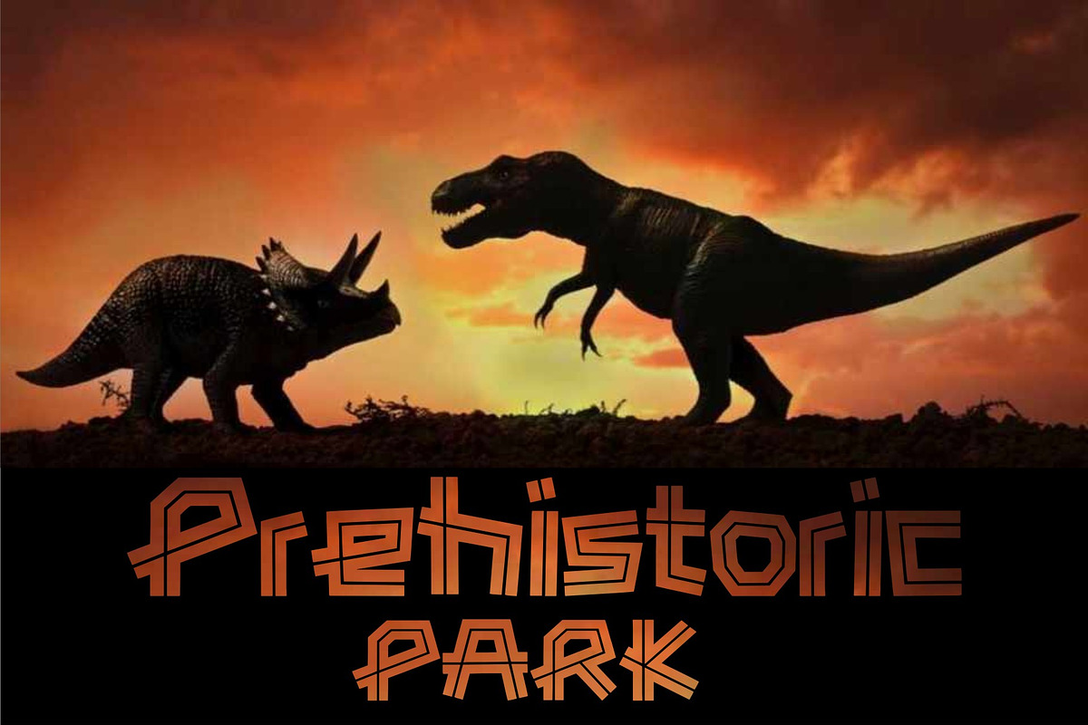 Prehistoric Typeface preview 3