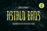 Astalo Bros, a Blackletter Font by QR Design Studio (Thumbnail 1 of 6)