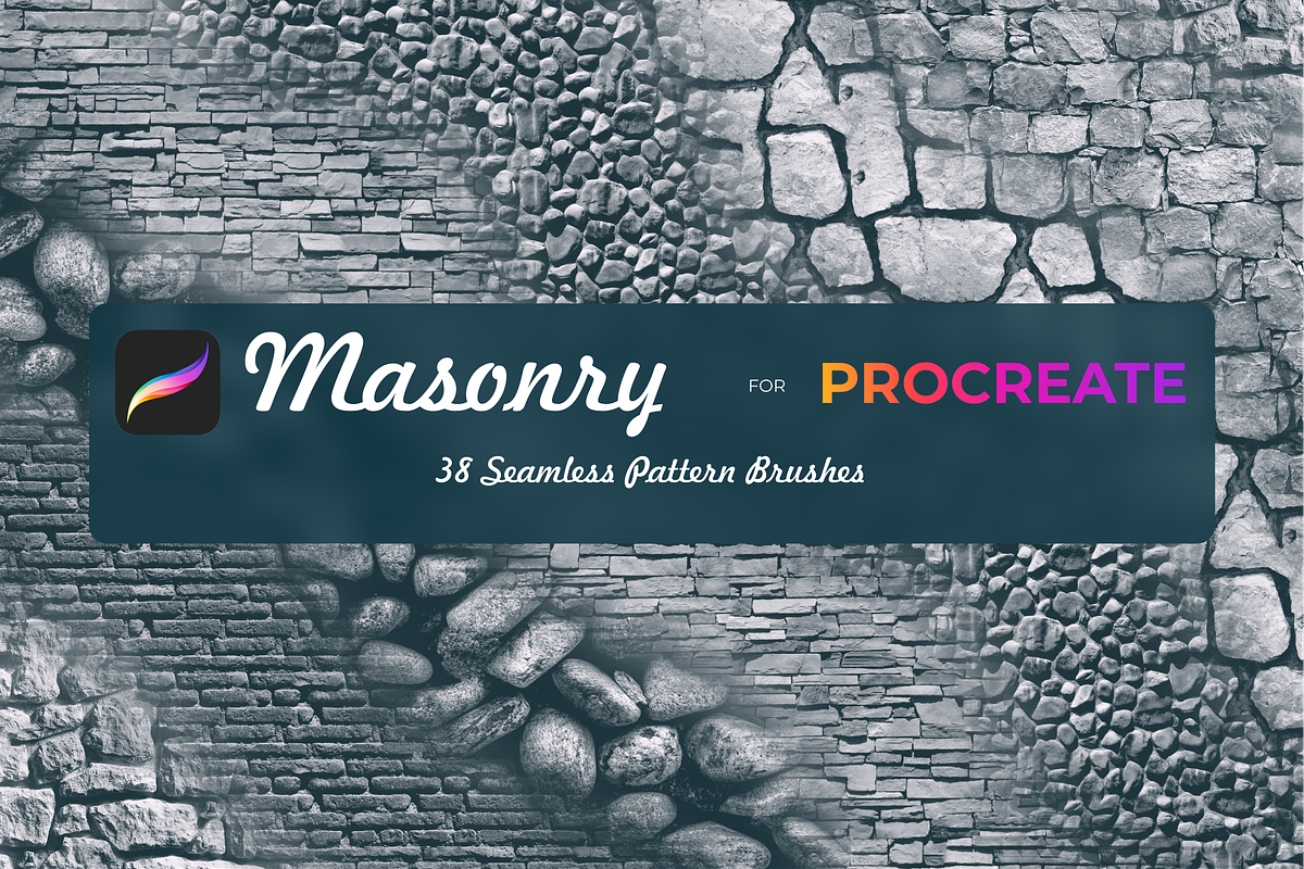 Masonry for Procreate X5, a Brush Add-On by Graphics Resources (Photo 12 of 12)