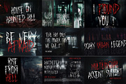Special Horror Font Bundle, a Handwritten Font by Ditatype (Thumbnail 4 of 13)