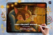 Procreate Brushes - Graphic Studio, a Brush Add-On by Jenny Quince (Thumbnail 1 of 14)