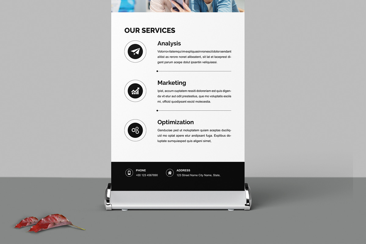 Corporate Roll Up Banner Design preview 5