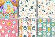 Cute Easter Painted Seamless Pattern, a Pattern Graphic by DreamCafeArt (Thumbnail 5 of 7)
