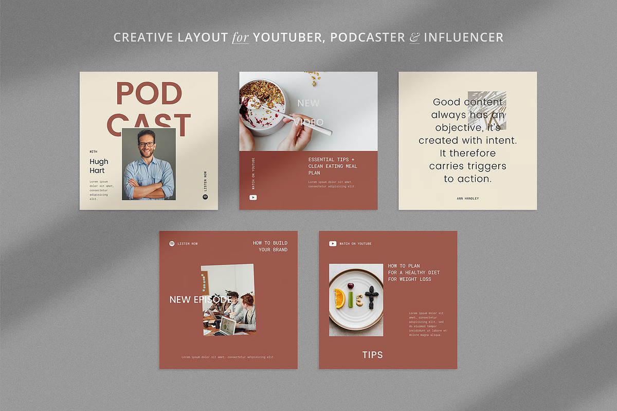 Influencer Instagram Pack | PS CANVA, a Social Media Template by Visuel Colonie® (Photo 6 of 18)