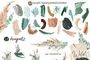 Pampas grass and greenery collection, a Decorative Illustration by TanyaOak (Thumbnail 4 of 7)