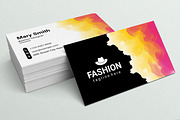 Fashion Business Card Design, a Business Card Template by MightyDesign (Thumbnail 1 of 6)