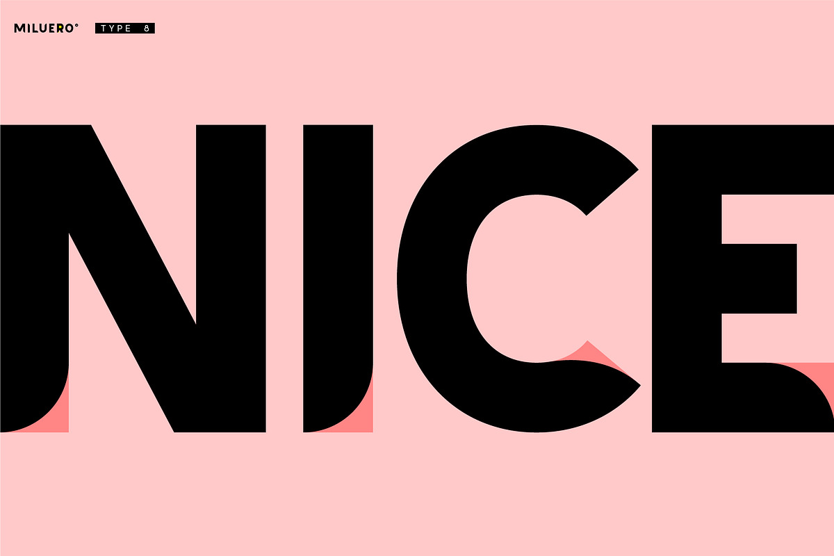 Miluero. Stylized Color OTF-SVF font, a Symbol Font by Luxfont (Photo 2 of 10)