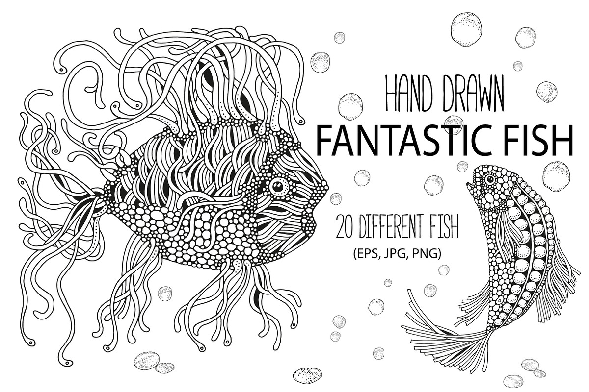 Fantastic Fish, an Animal Illustration by ImHope (Photo 1 of 5)
