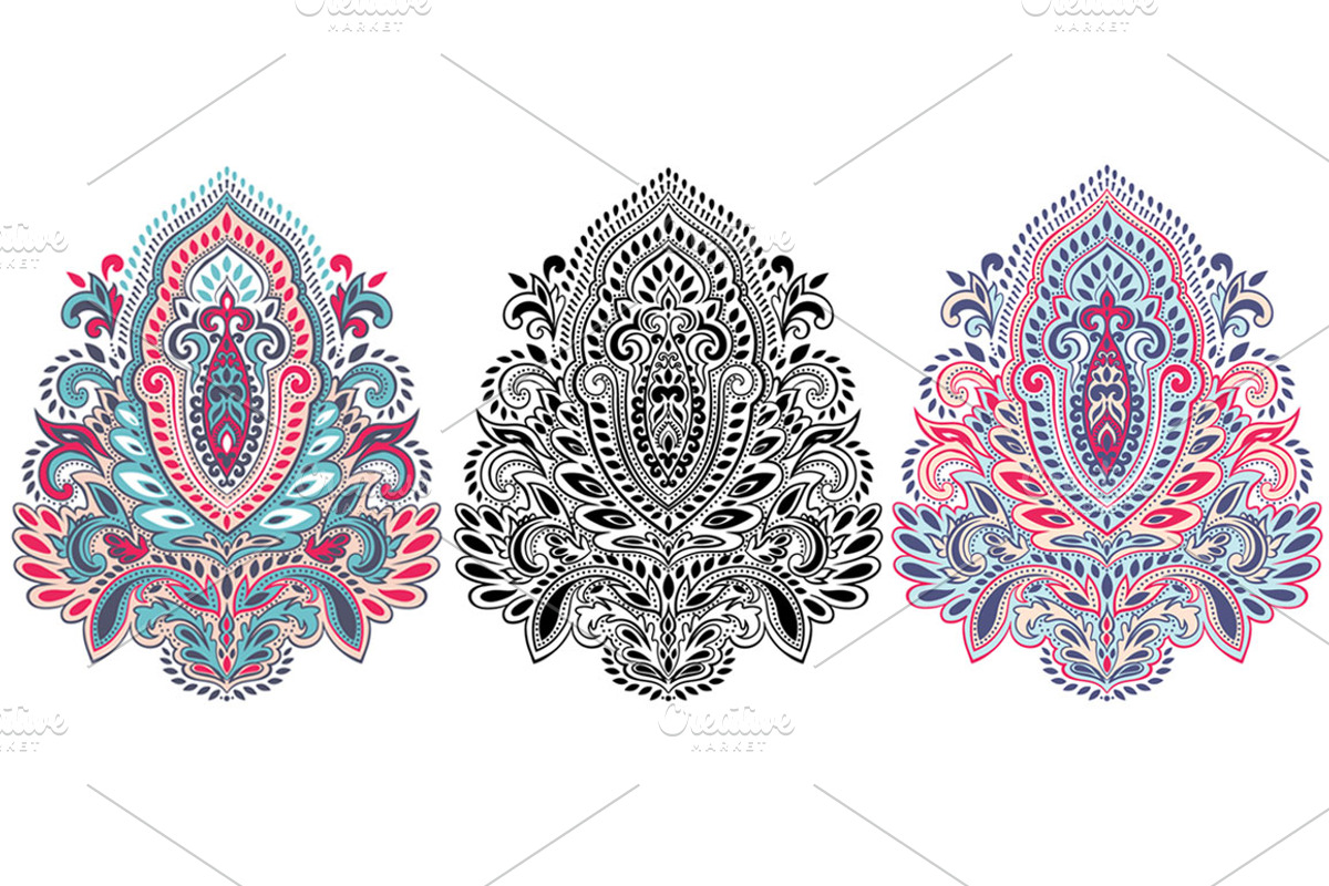 Indian Floral Lotus Ornament, an Object Illustration by Transia (Photo 2 of 2)