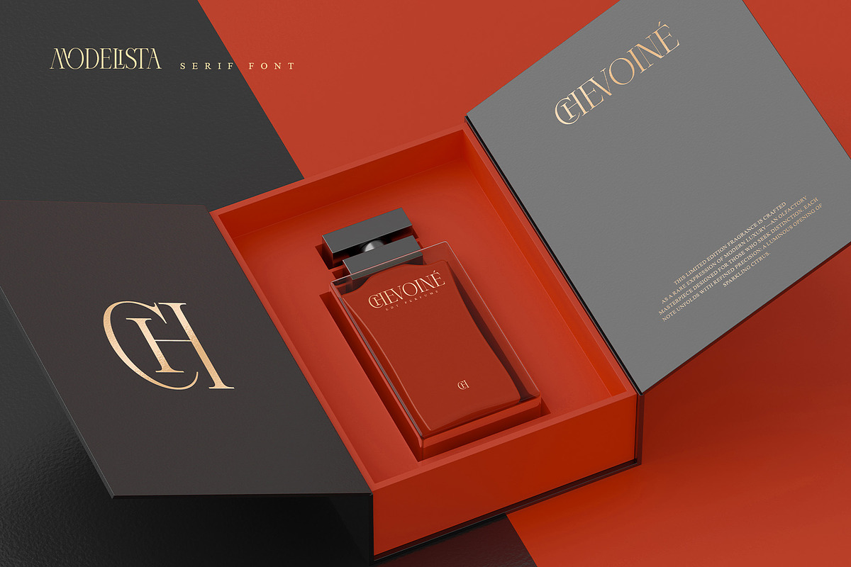 Modelista Light | Ligature Serif, a Serif Font by Krismagraph (Photo 4 of 10)