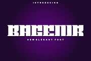 Bagenir - Font, a Serif Font by artchiles_design (Thumbnail 1 of 4)