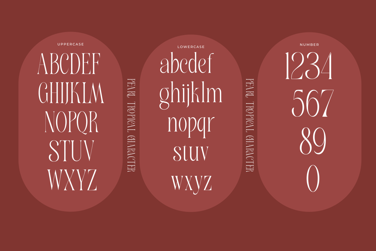Pearl Tropical, a Serif Font by zaaintype (Photo 8 of 15)