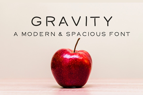 Gravity - A Modern and Spacious Font preview 6