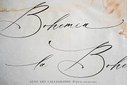 La Bohemia // Fine Art Calligraphy, a Script Font by PeachCreme (Thumbnail 11 of 12)