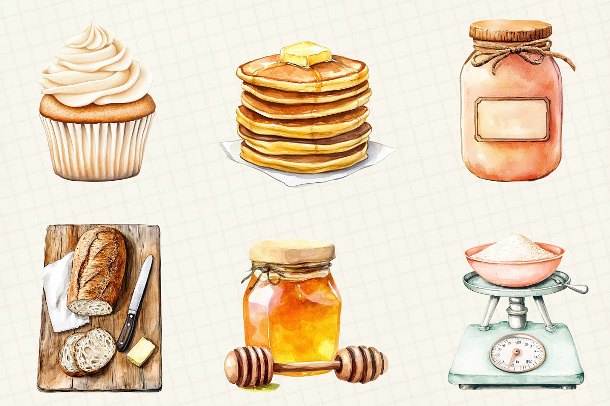 Neutral Baking Sublimation Clipart, an Illustration by OK Design (Photo 4 of 5)