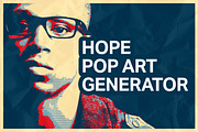Hope Poster Pop Art Generator, an Action Add-On by SparkleStock (Thumbnail 1 of 7)