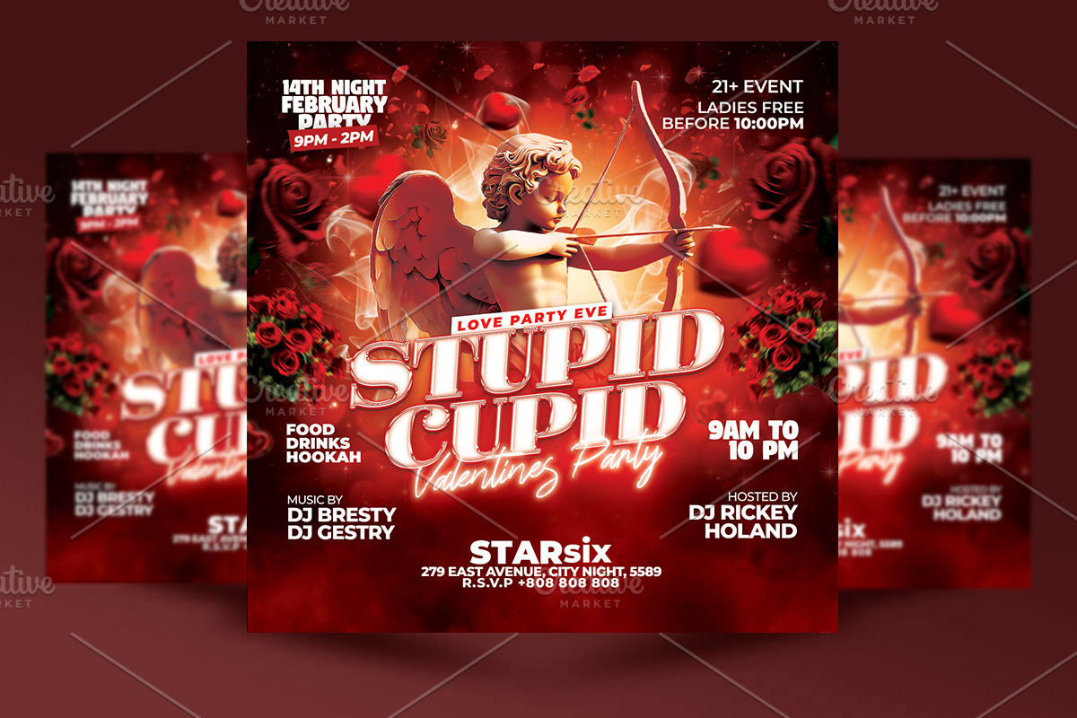 Valentines Day Flyer, a Flyer Template by RTXdesinger99 (Photo 1 of 3)