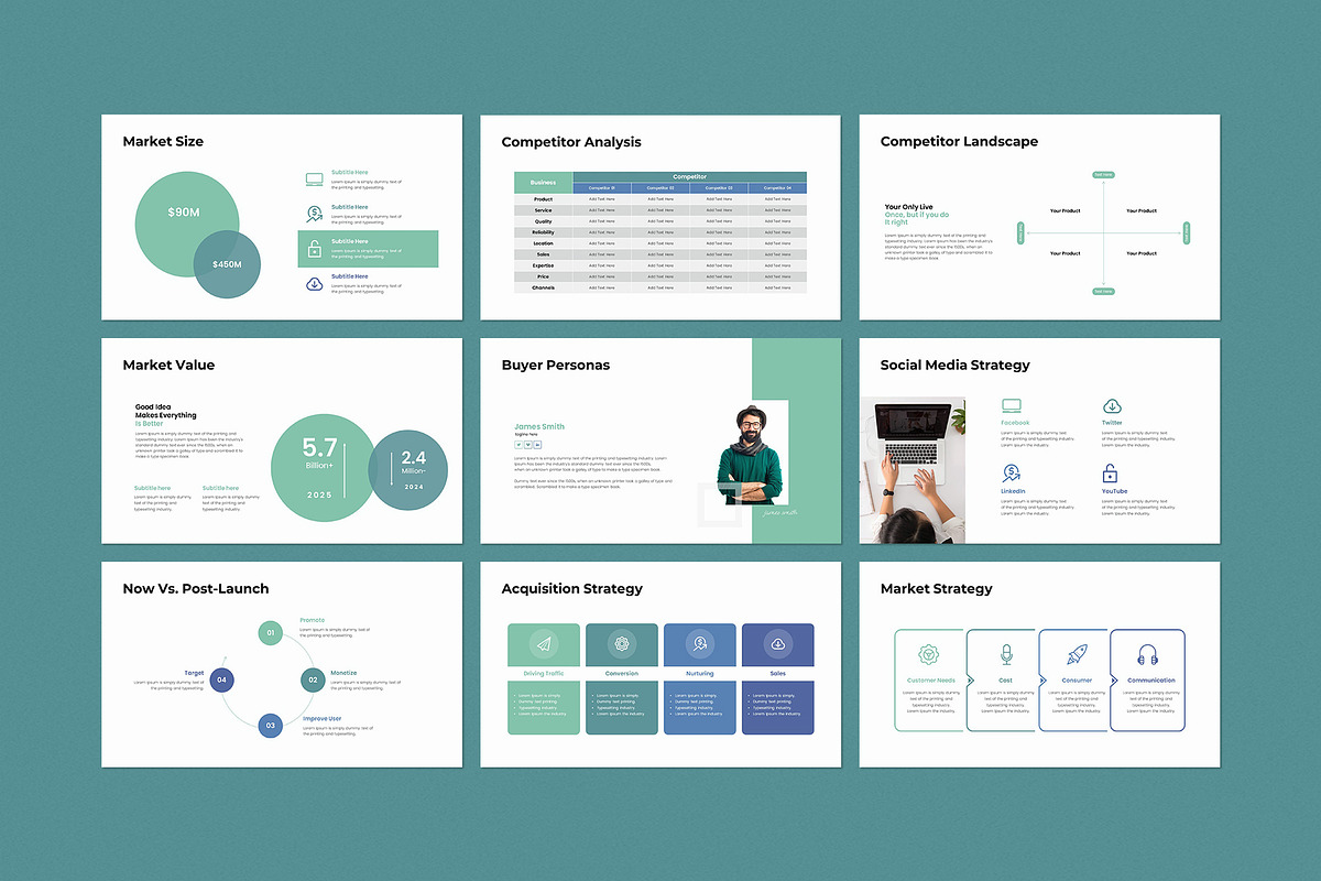 Marketing Strategy Presentation, a Presentation Template by CreativeSlides (Photo 3 of 6)
